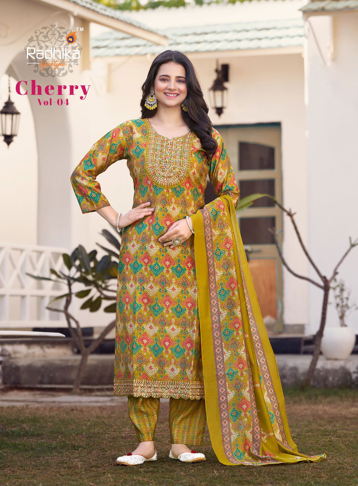 Cherry Vol 4 By Radhika Modal Printed Kurti With Bottom Dupatta Orders In India